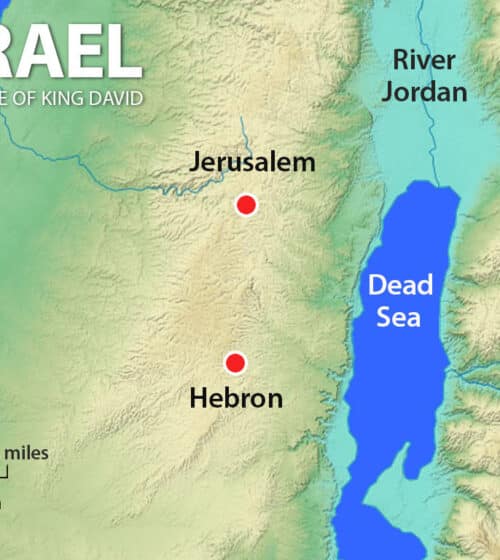 Abner David Joab map David moves capital from Hebron to Jerusalem