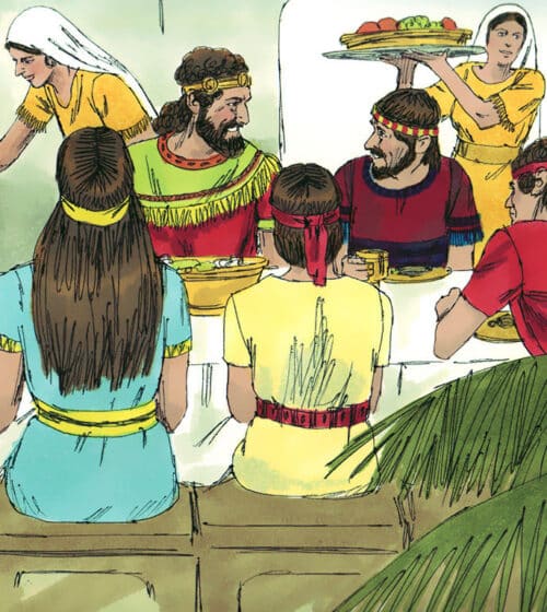 David cares for Mephibosheth David fulfilled his promise to Jonathan by taking care of his children, including Mephibosheth who, as a crippled man, would not have normally been welcomed at the king's table.