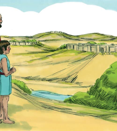 Joshua Levites Cities of Refuge Israelites overlooking Canaan, the Promised Land