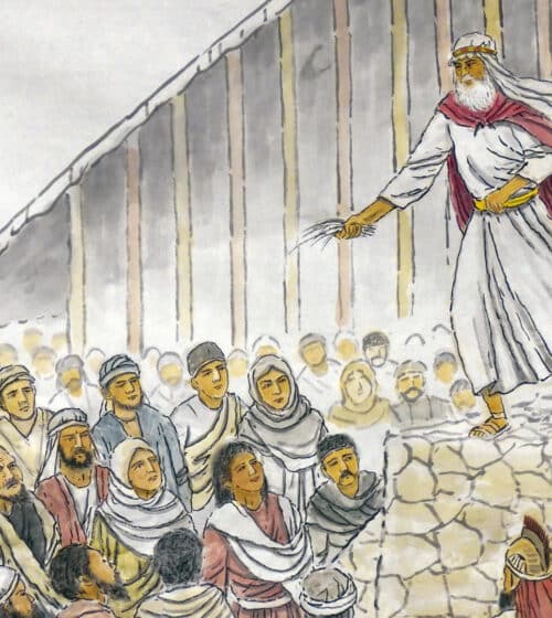 Blessings and curses. Moses renews Covenant with all of the Israelites