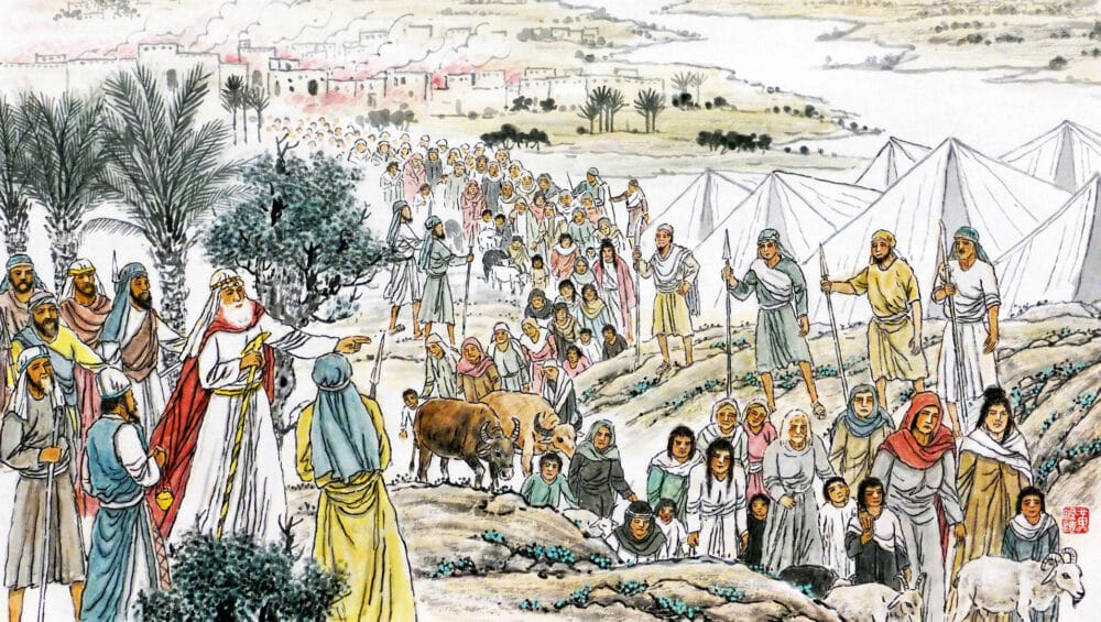 Midianite victory. The Israeli army took as captives all the Midianite women and children, and seized the cattle and flocks and a lot of miscellaneous booty. All of the cities, towns, and villages of Midian were then burned.