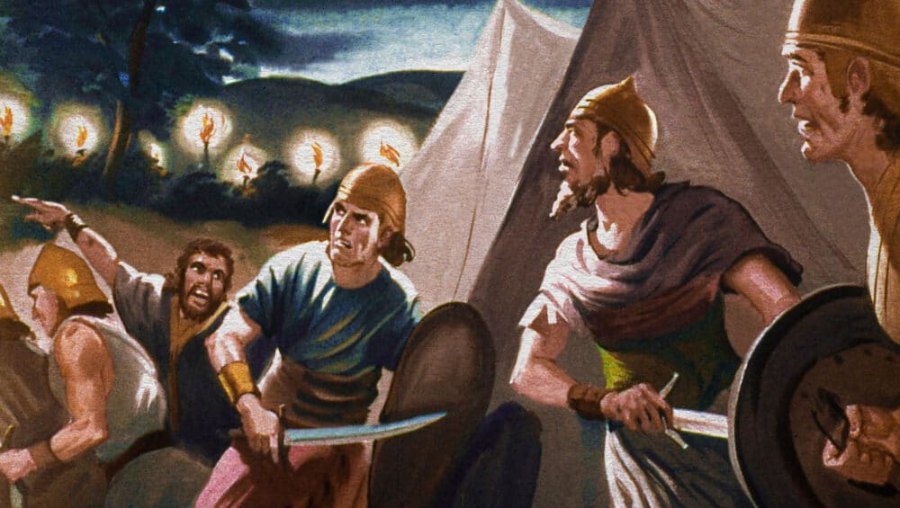 Gideon Abimelech In a matter of seconds the camp of the Midianites was a scene of fear and confusion. They thought a great army had taken them by surprise.