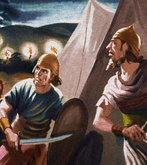 Gideon Abimelech In a matter of seconds the camp of the Midianites was a scene of fear and confusion. They thought a great army had taken them by surprise.