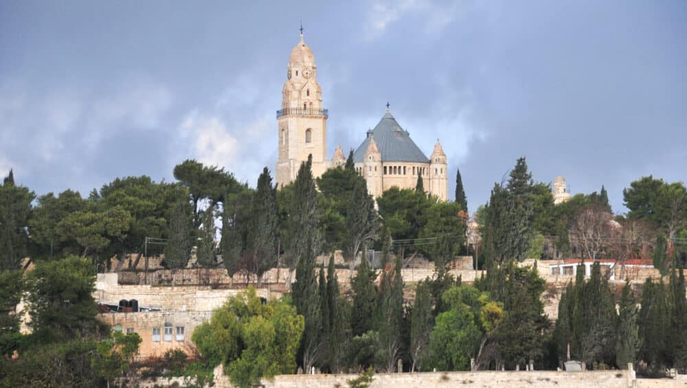 Rescue me from wicked Mount Zion and the Abbey of the Dormition in Jerusalem, Israel