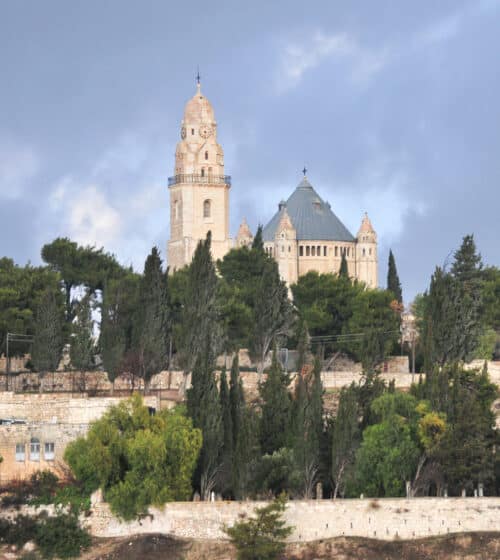 Rescue me from wicked Mount Zion and the Abbey of the Dormition in Jerusalem, Israel